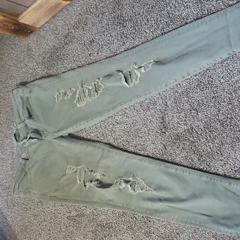Green American Eagle jeans